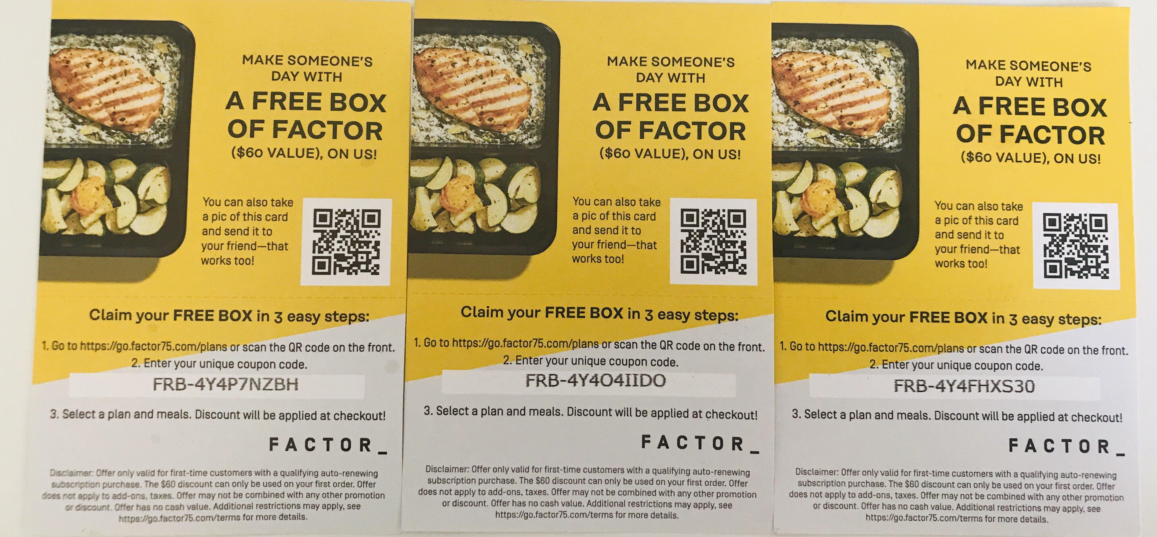 Free factor boxes