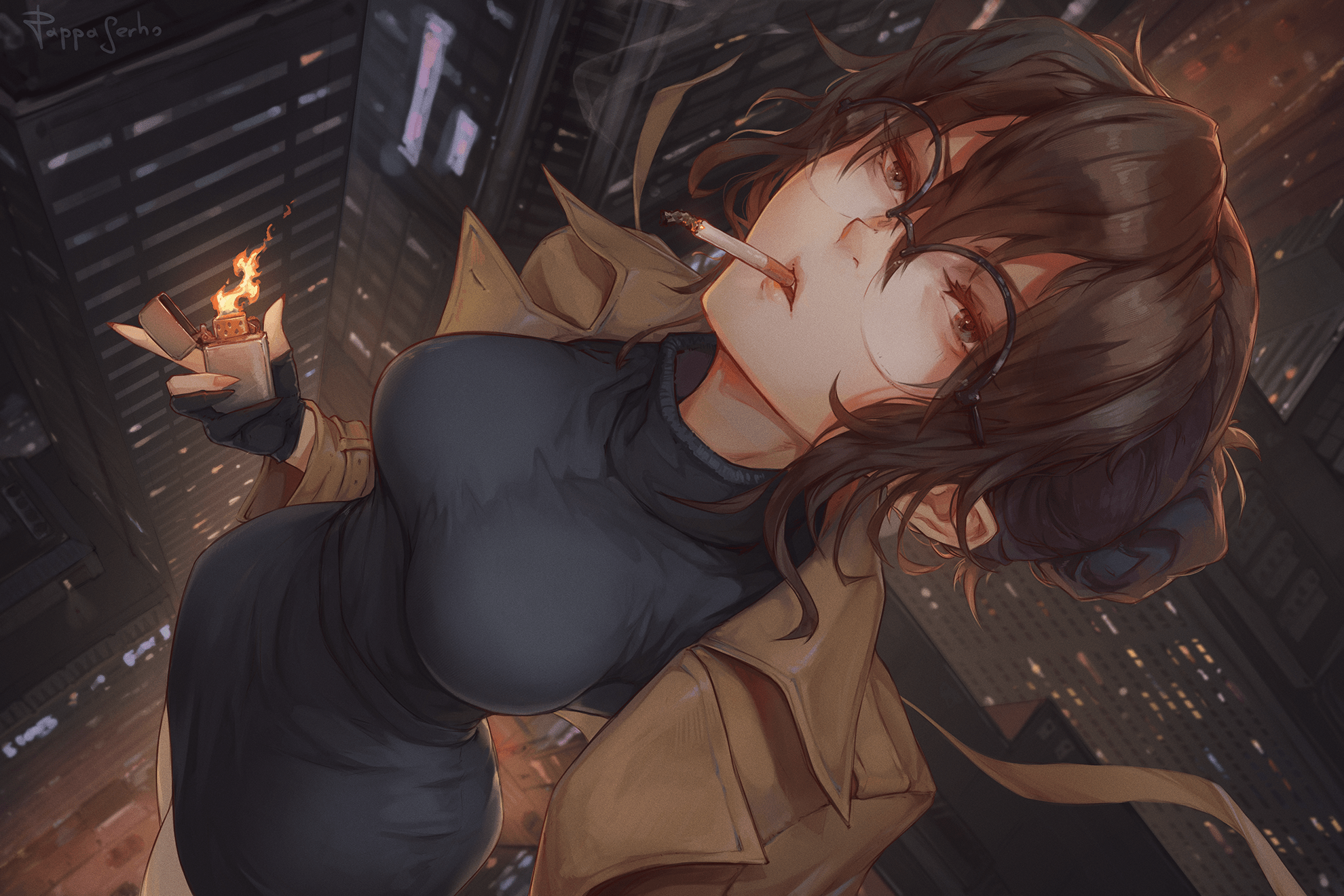 POV Hentai Footjob from Anko Uguisu from Call of the Night