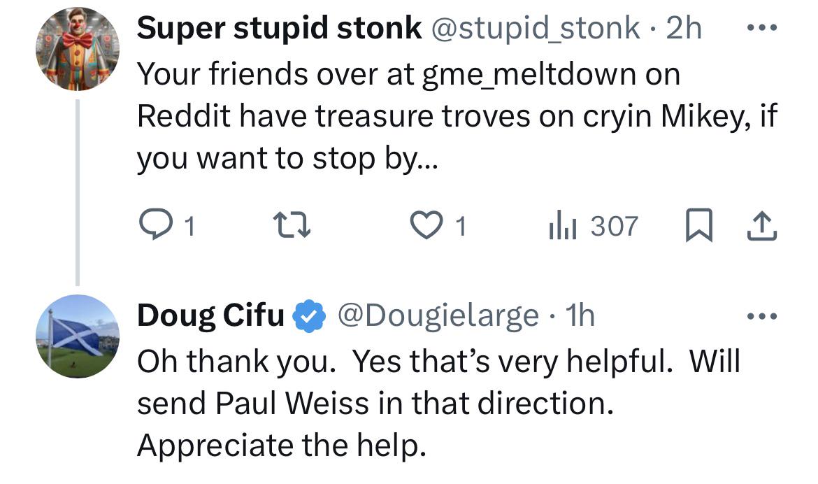 Crying Michael will finally hire an attorney, as promised. But now for a  very different reason : rgme_meltdown