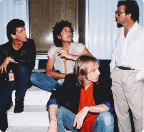 Lou Reed, Bob Dylan, Tom Petty and Randy Newman ,1985
