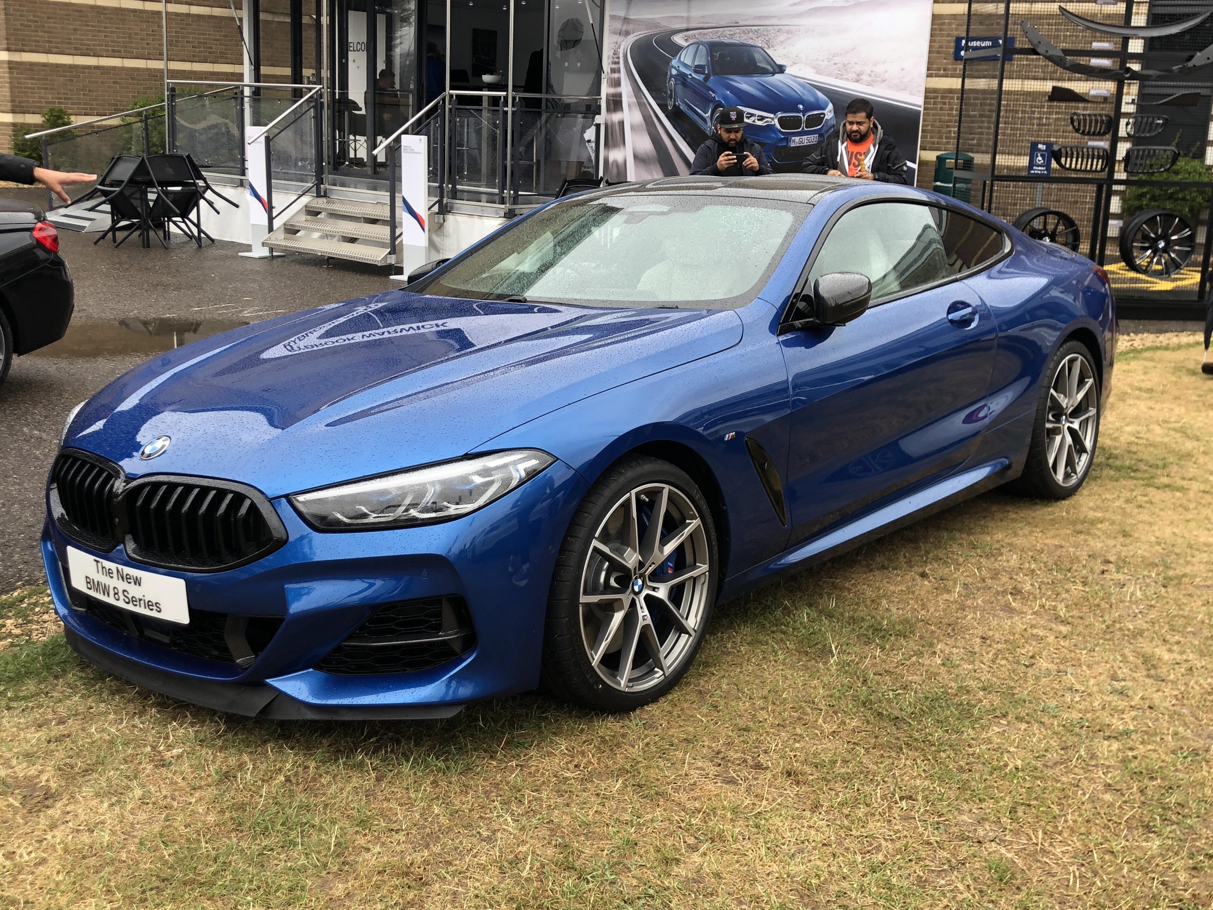 The new bmw 8 at british motor museum, gaydon, england yesterday