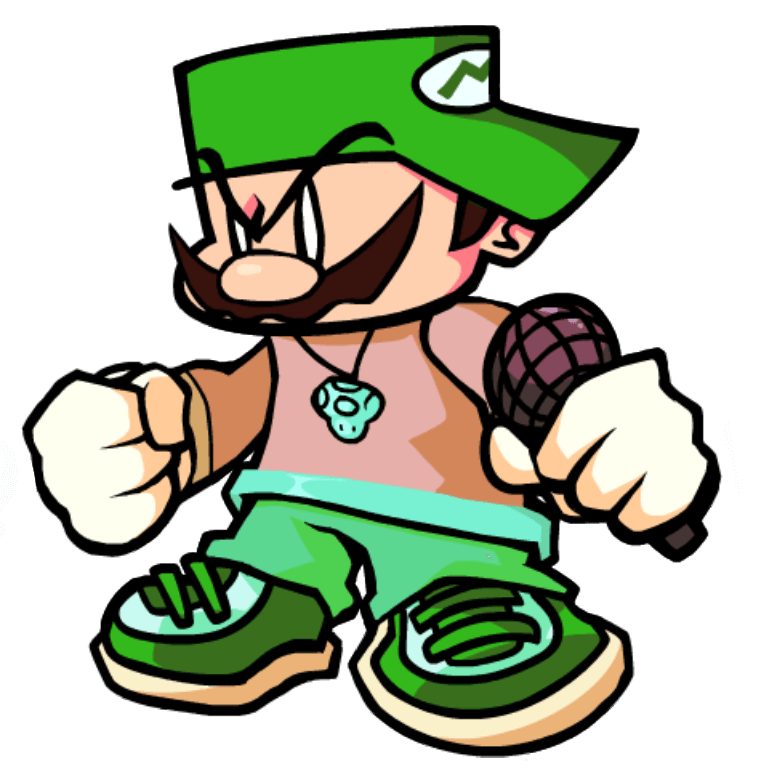 Friday night funkin characters in png. Mario Over Pico Side B Fridaynightfunkin