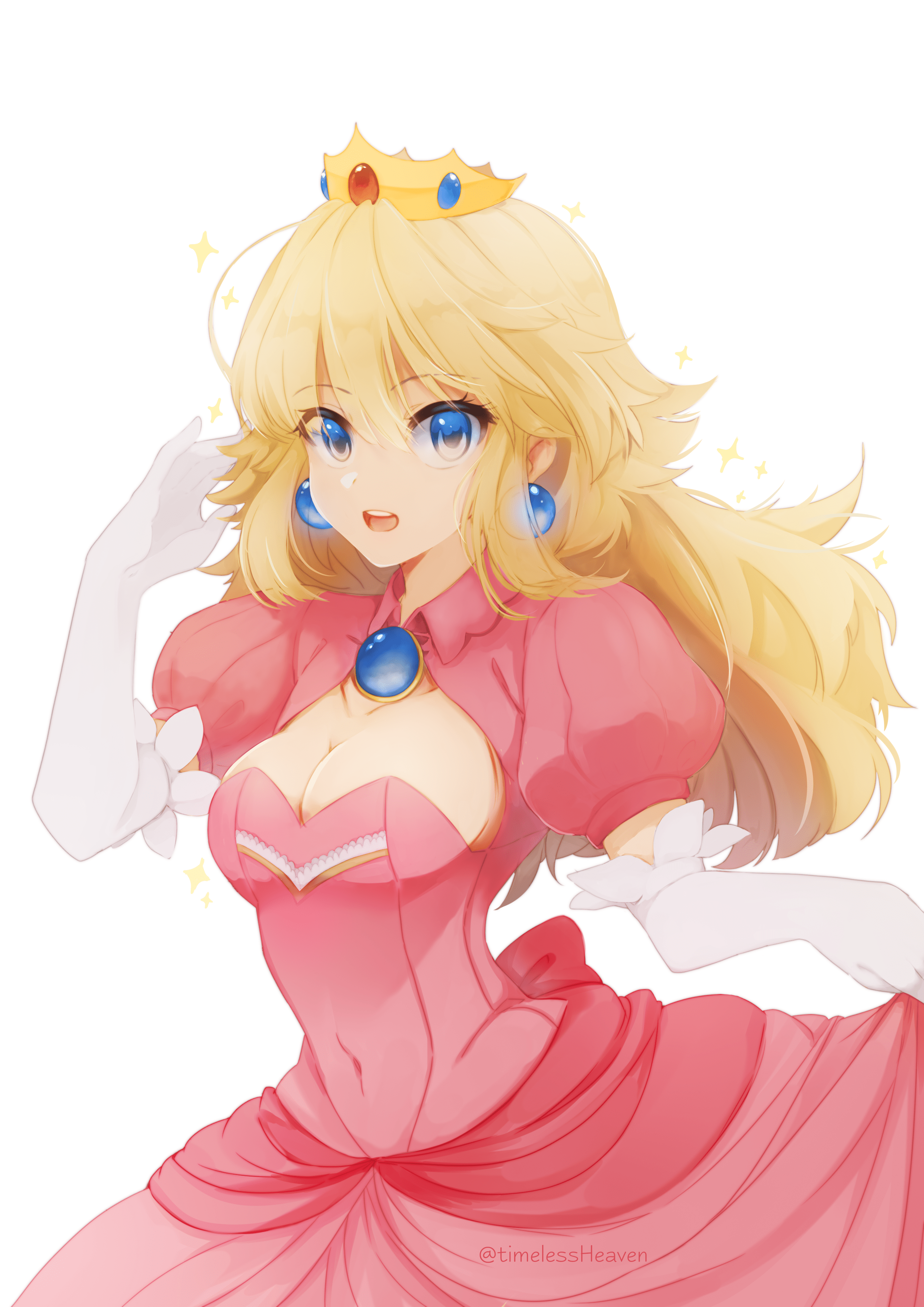 Princess Peach By: TimelessHeaven. : r/Mario