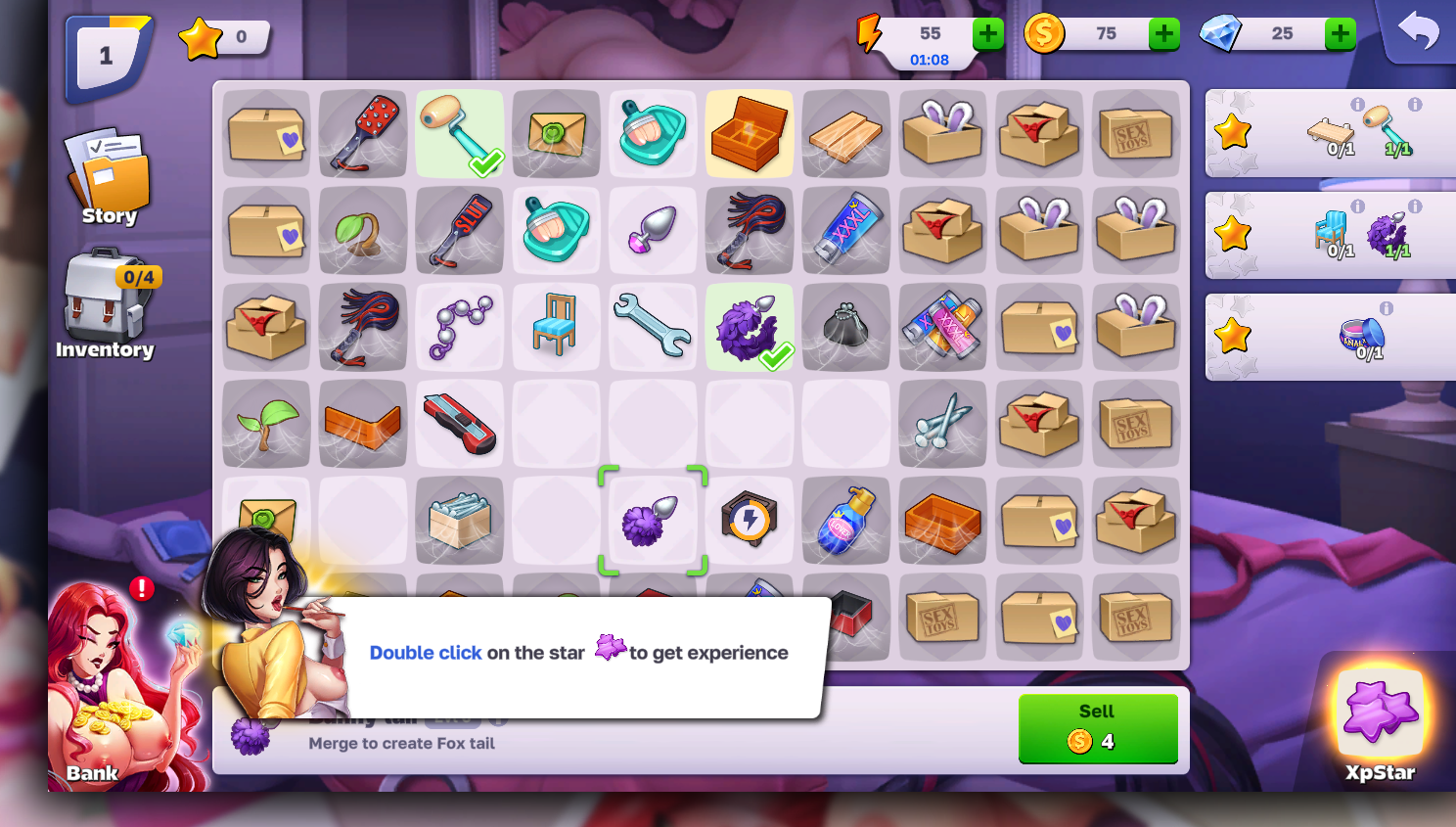 Horny villa bug i have made a ticket for either to fix it or reset but in  over a week no resposens is the mod team on Holiday or ? : r/nutaku