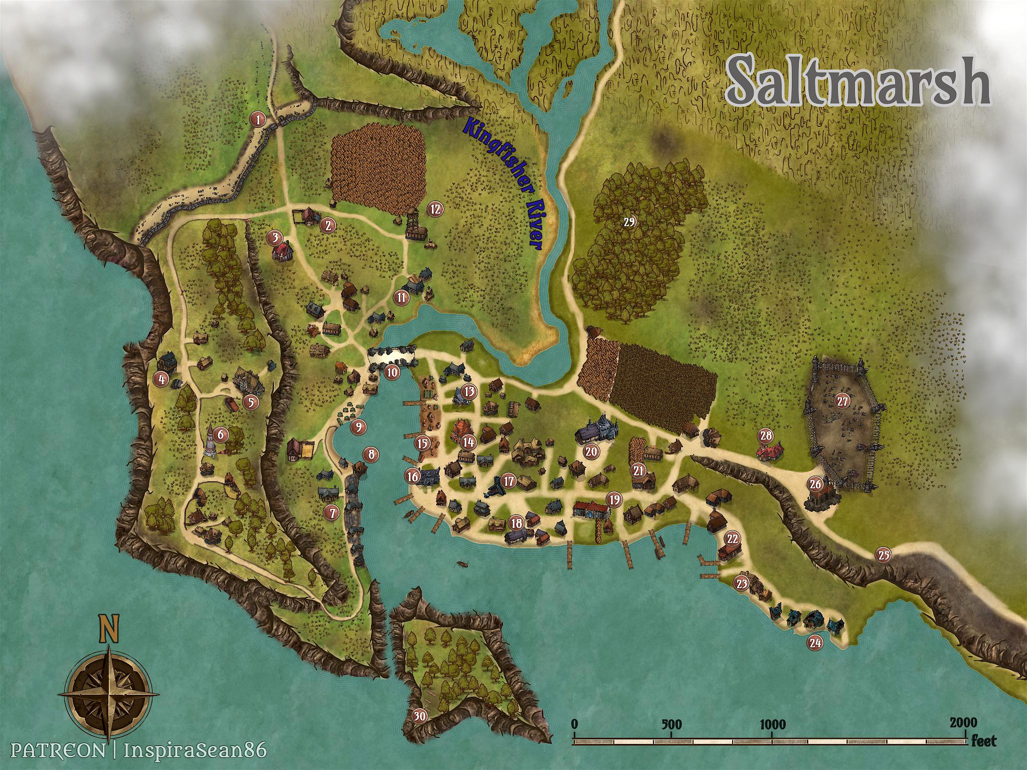 Salt Marsh Map 