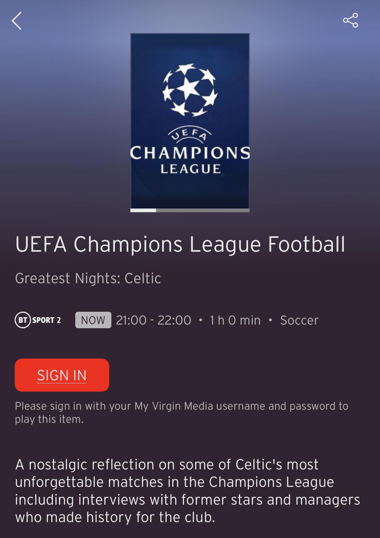 On Now Bt Sports 2 A Nostalgic Reflection On Some Of Celtic S Most Unforgettable Matches In The Champions League Including Interviews With Former Stars And Managers Who Made History For The Club