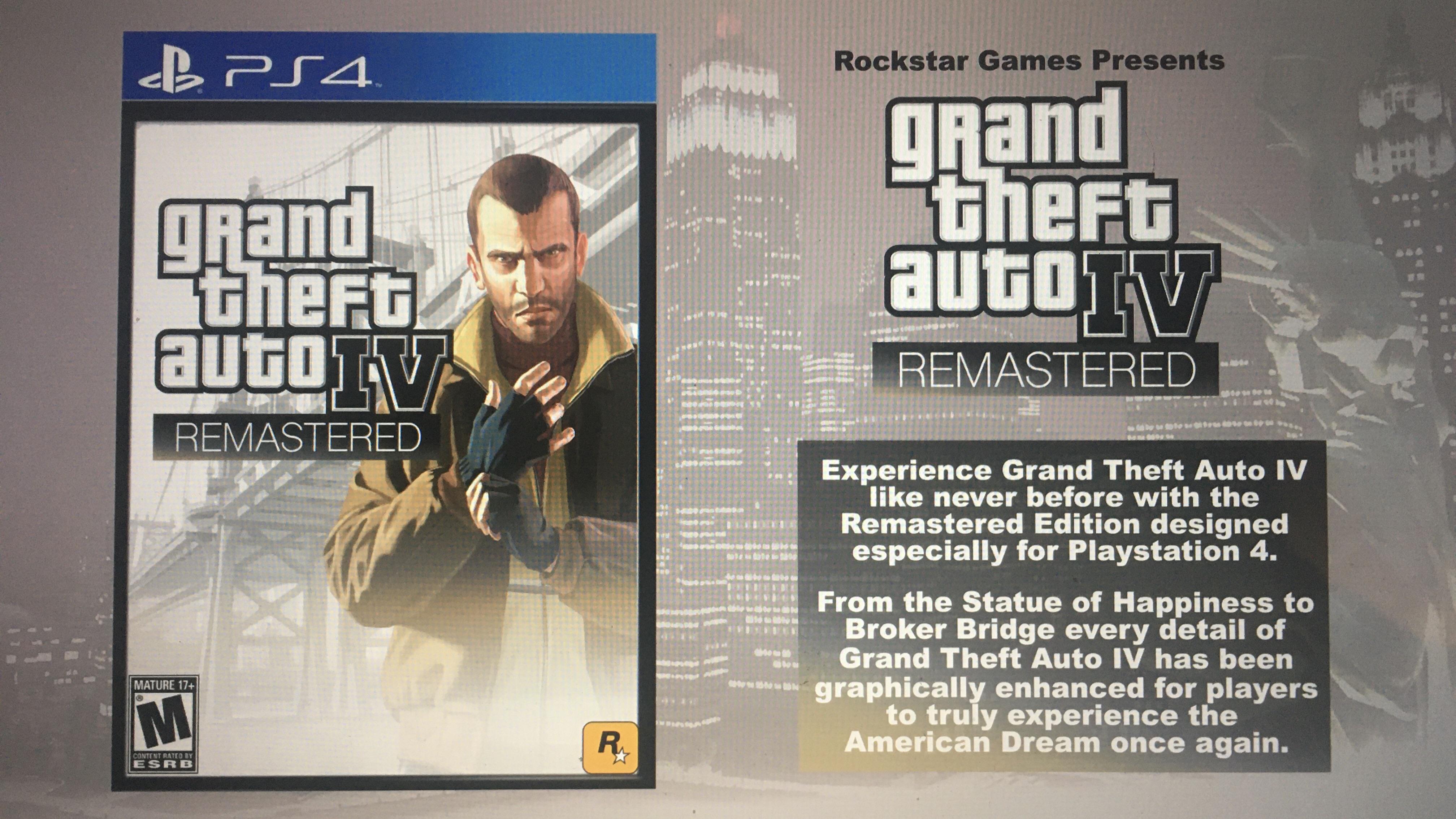 Gta 4 For Ps4 Online 