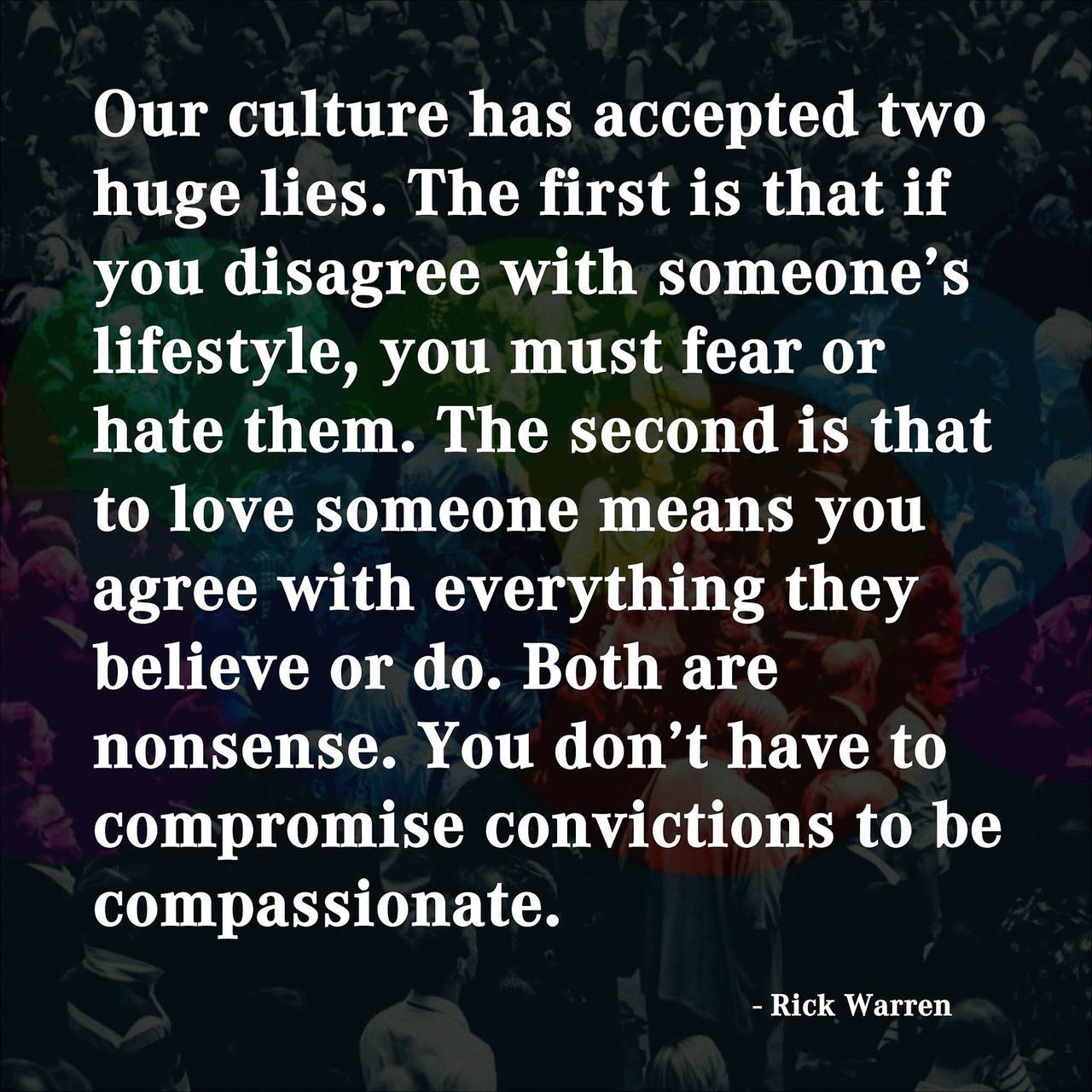 It's never too late to be whoever you want to be. Live And Let Live R Libertarian
