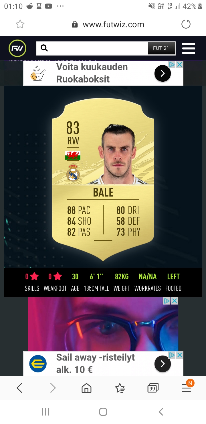 Gareth Bale Fifa 22 Fifa 10 Futhead Join the discussion or compare with others.