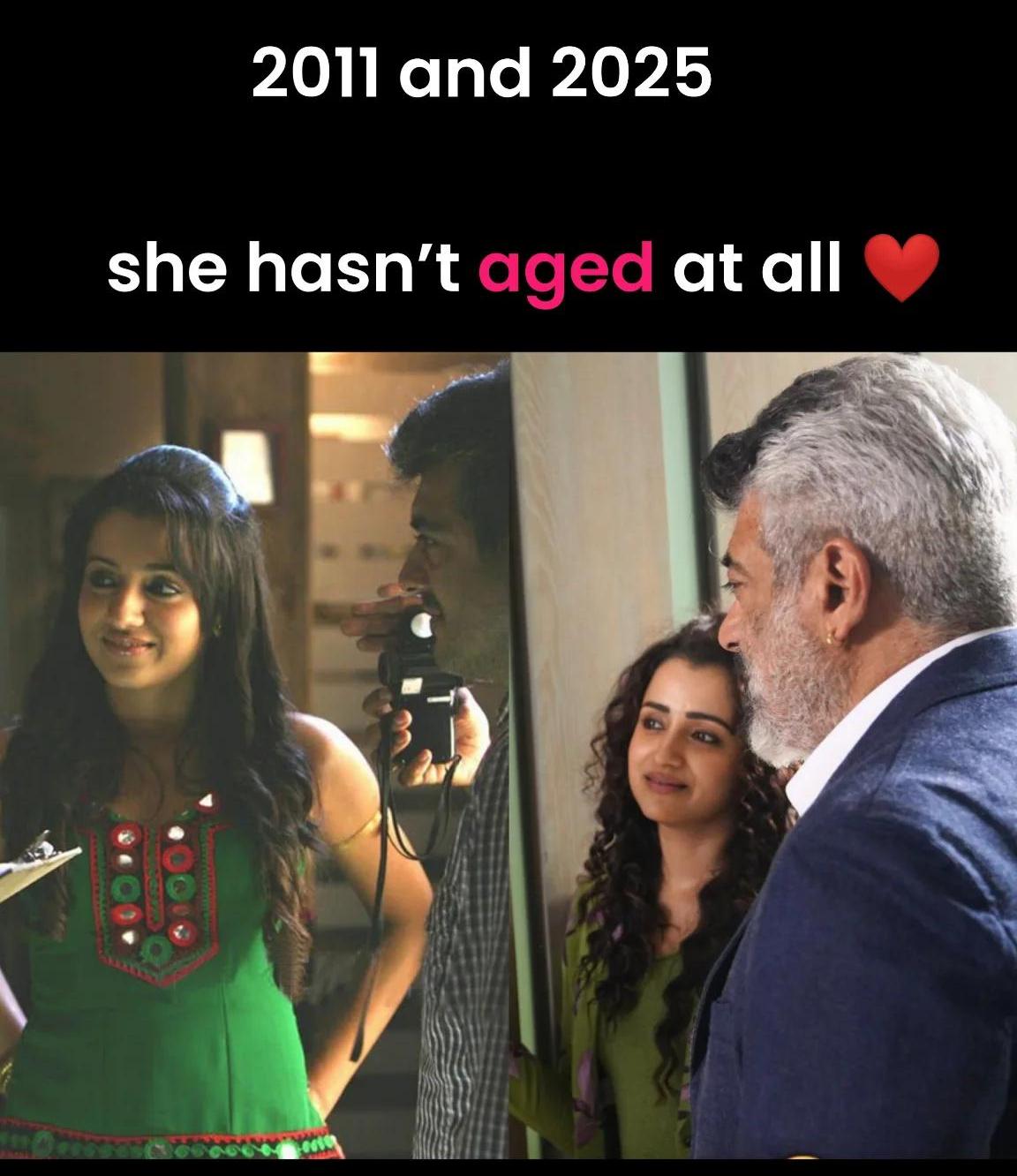 Trisha in 2011 and 2025 : rKollyGossips