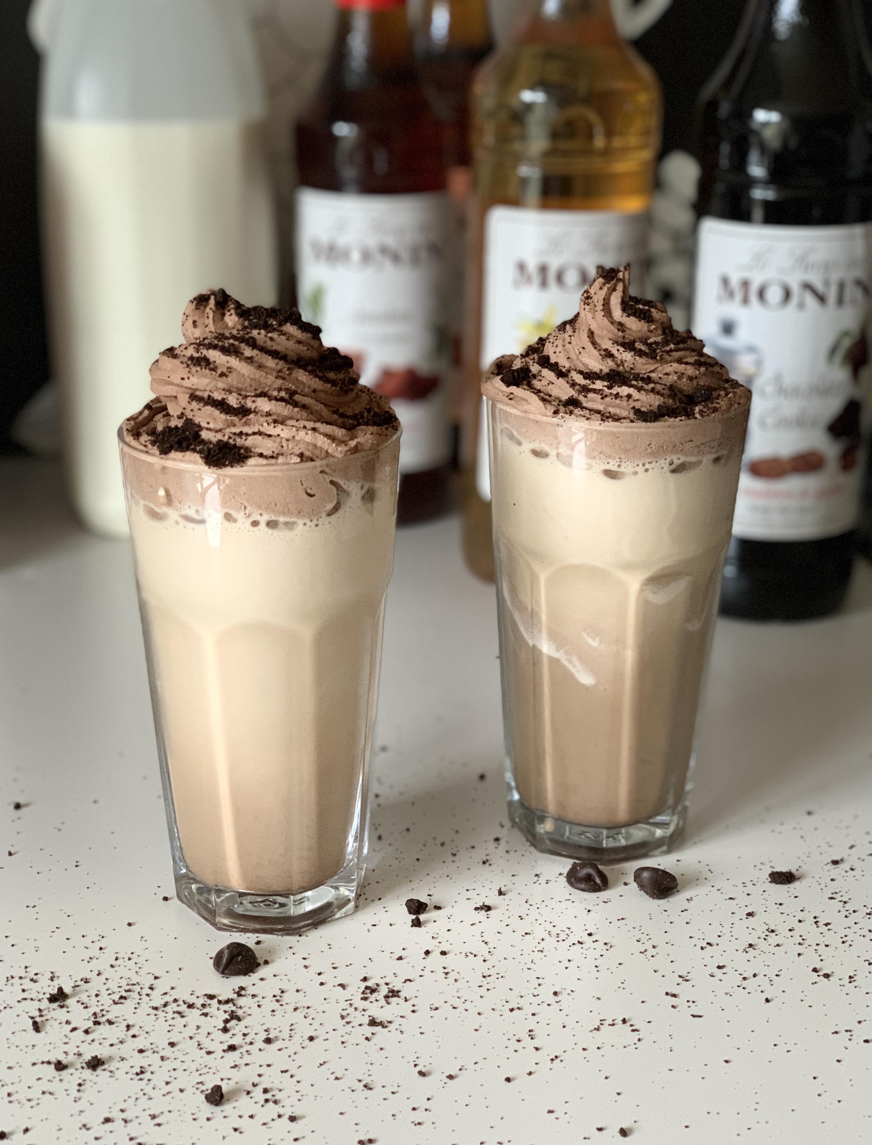 a very rough first attempt at a mocha cookie crumble rnespresso on mocha cookie crumble frappuccino recipe reddit