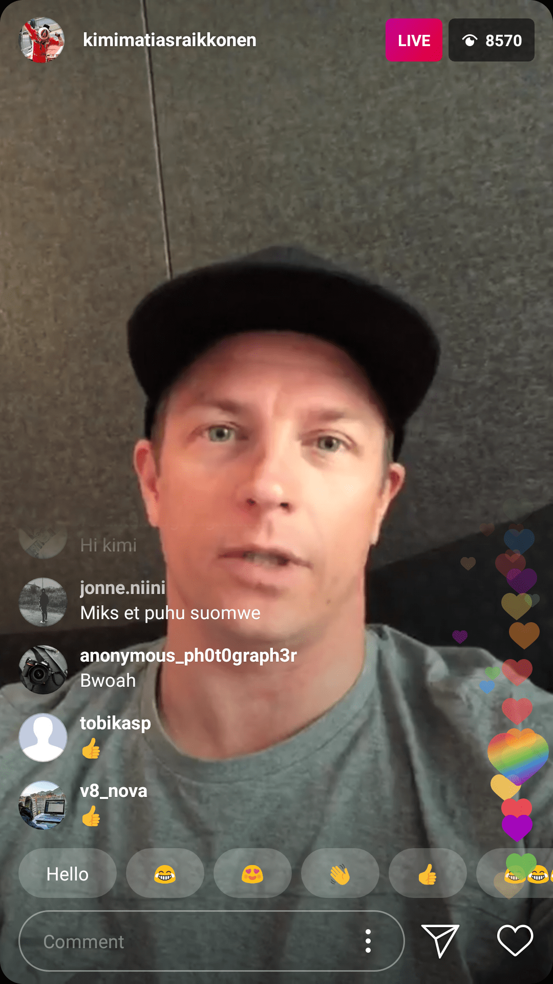 Kimi Is Doing A Instagram Q A On Instagram Live Said The
