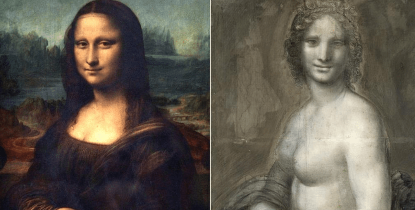 Recently a Painting was found of a nude Mona Lisa in France. Forensics  prove that it was from Da Vinci as well. : rpics