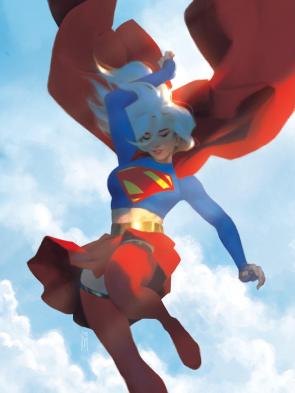 Supergirl issue 19 cover by Miguel Mercado