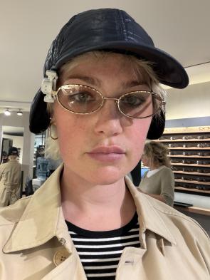 freckles and new sunglasses