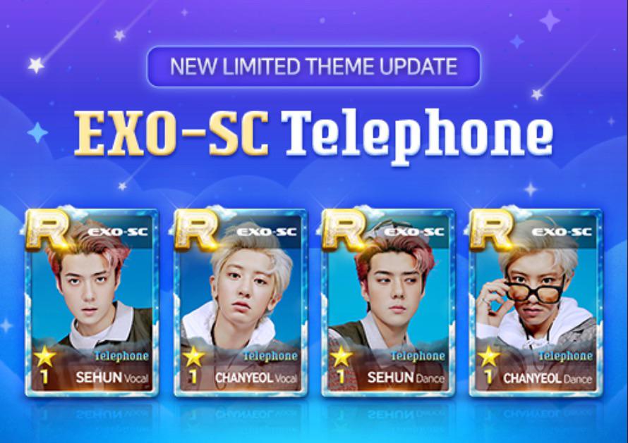 New album fanclub event by . New Limited Edition Theme Update Exo Sc Telephone Superstarsmtown