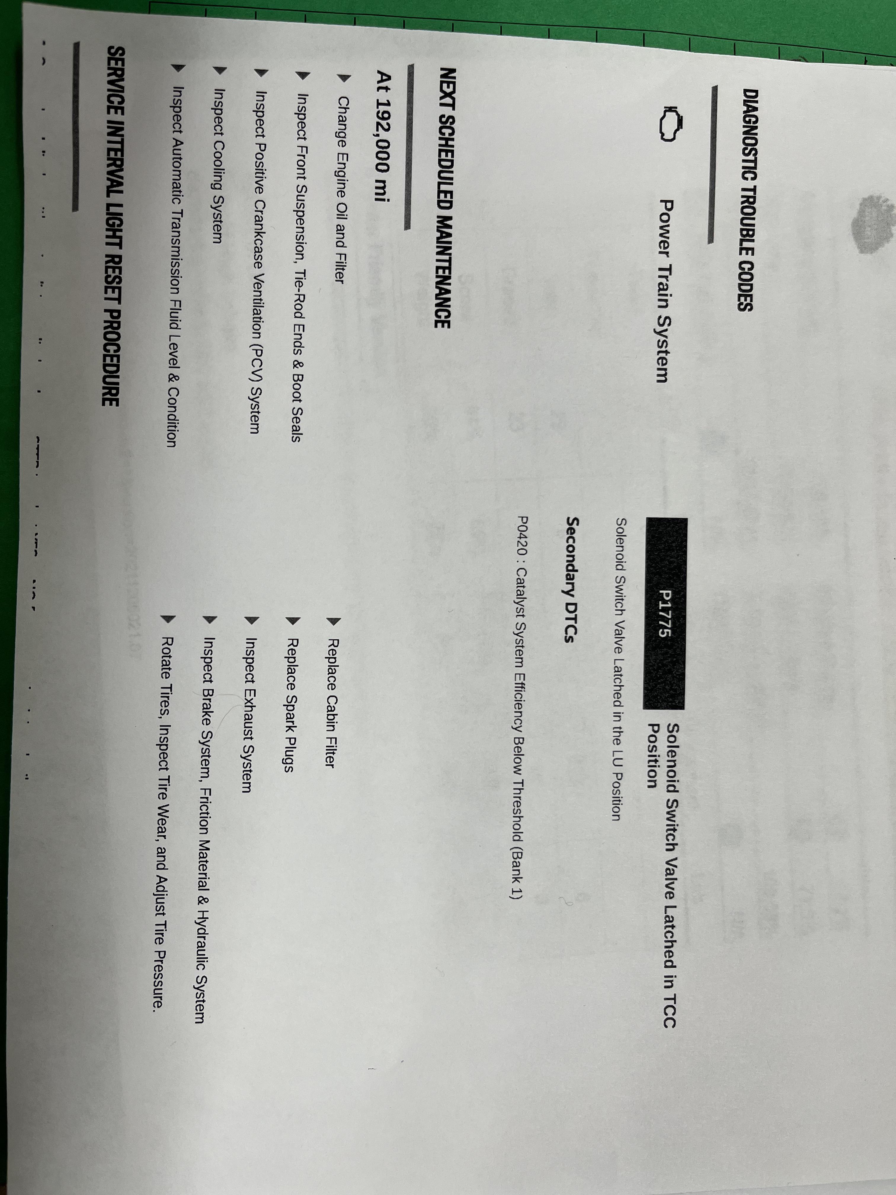 P1775 code error what does this mean?