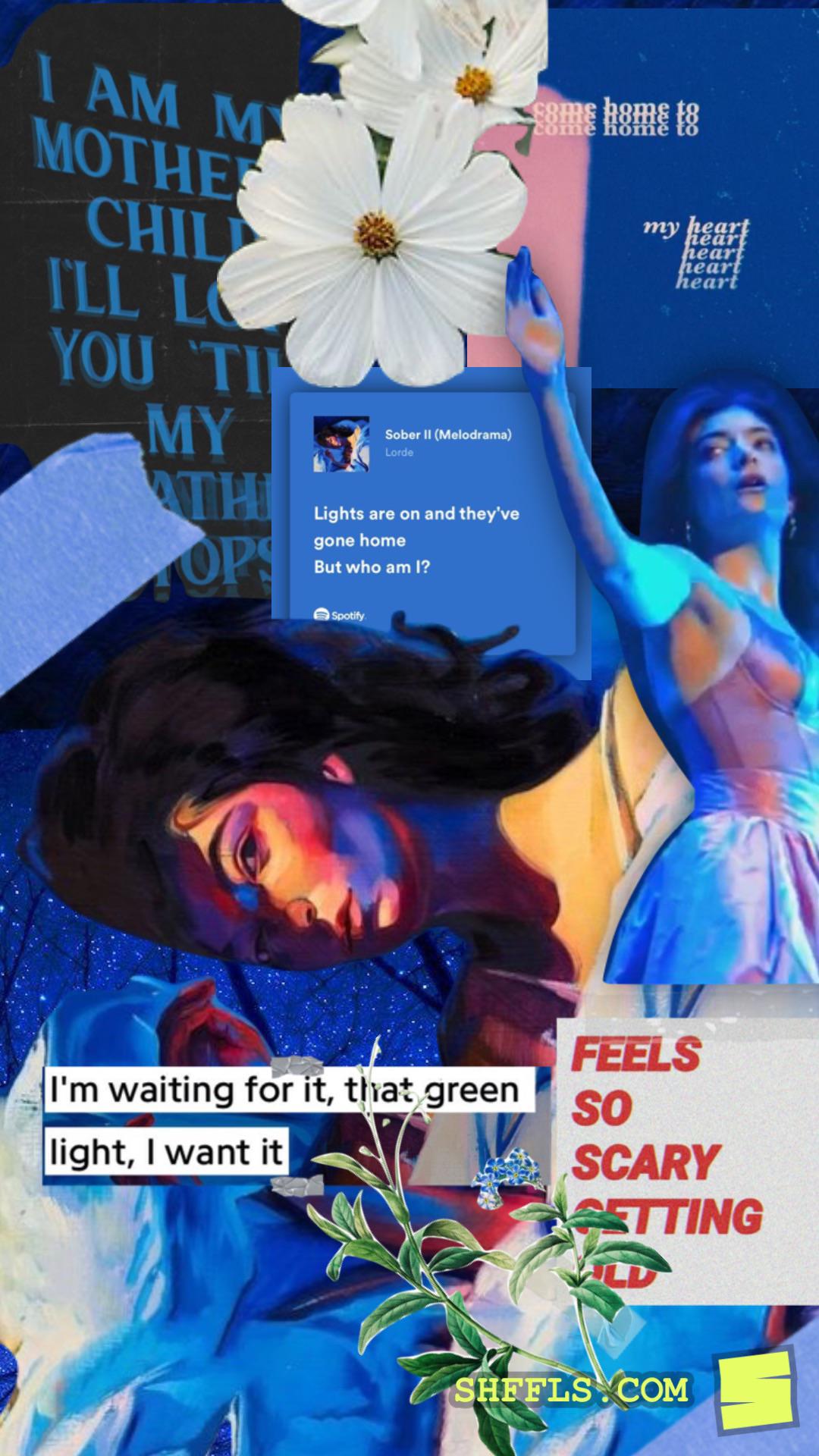 I created a melodrama collage using the new pinterest shuffles app!
