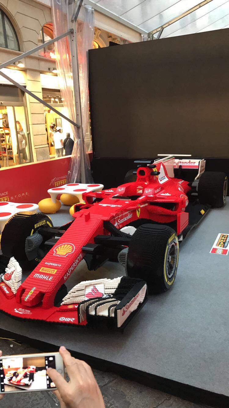 Came Across This In Milan Lego F1 Car Formula1