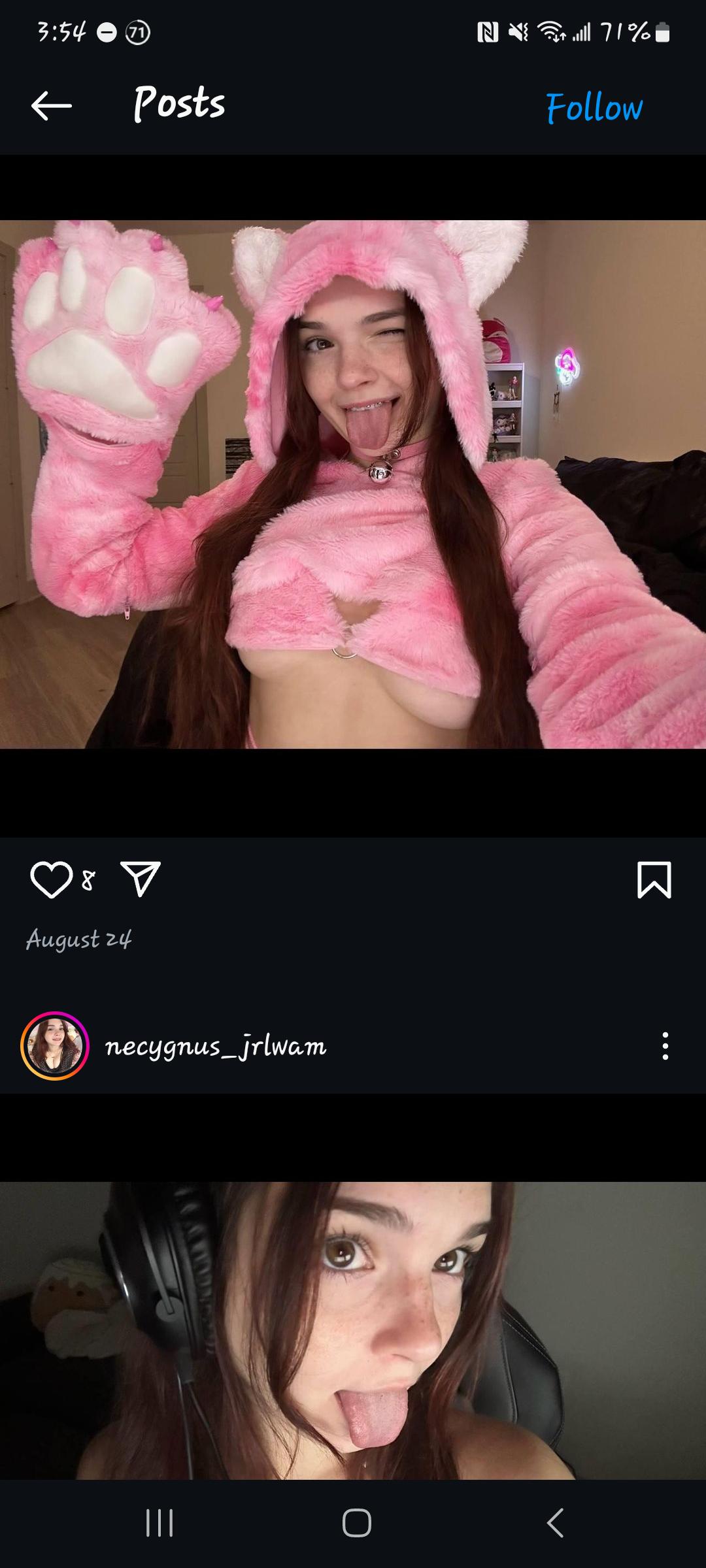 Why do soo many porn bots use this one girls photos? : rInstagram