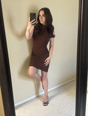 Dressed up for dinner.