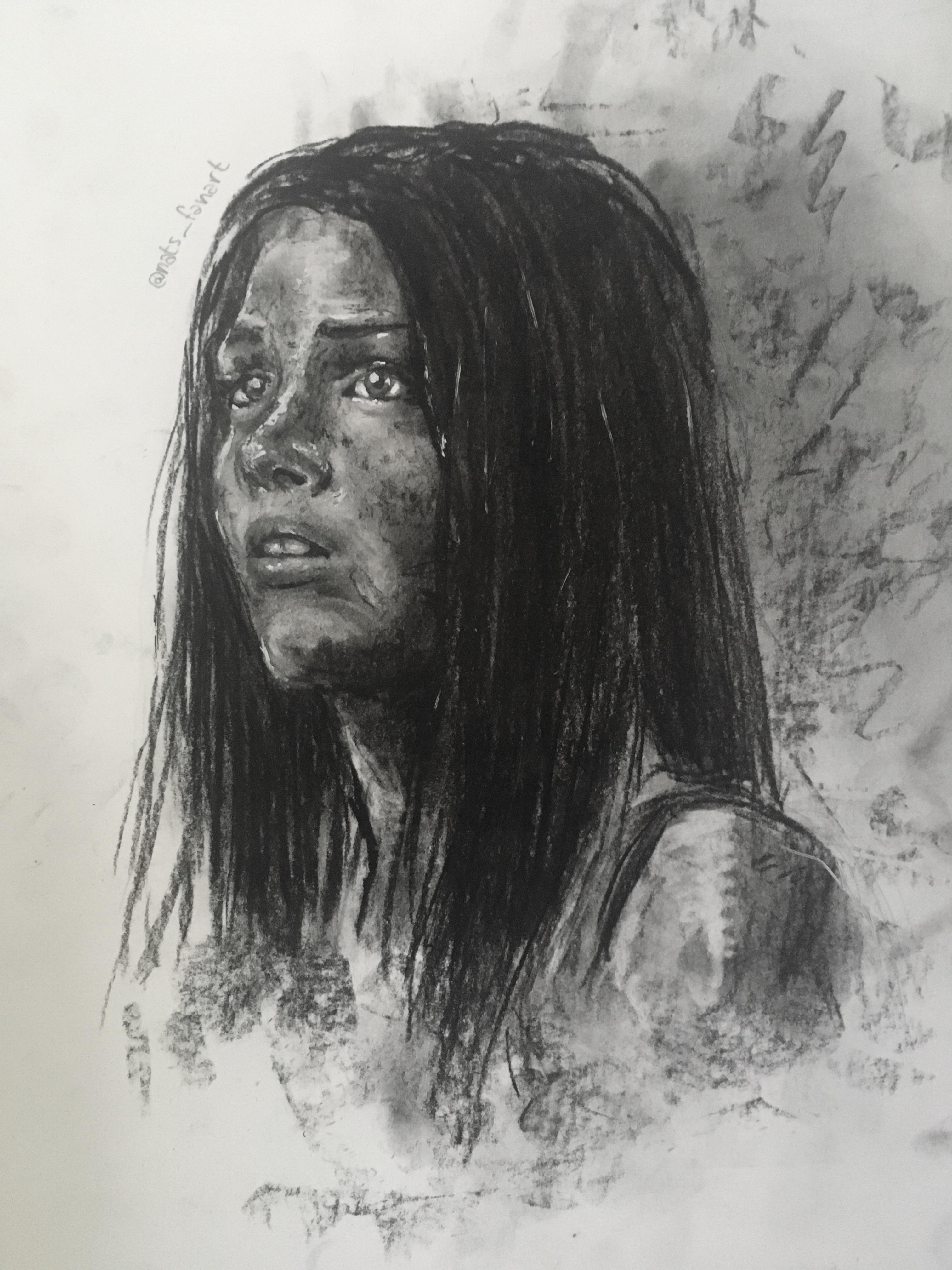 Only 1 available and it's in 4 people's carts. Not Sure If People Usually Post Fan Art Here But I Just Finished This Charcoal Drawing Of Octavia R The100