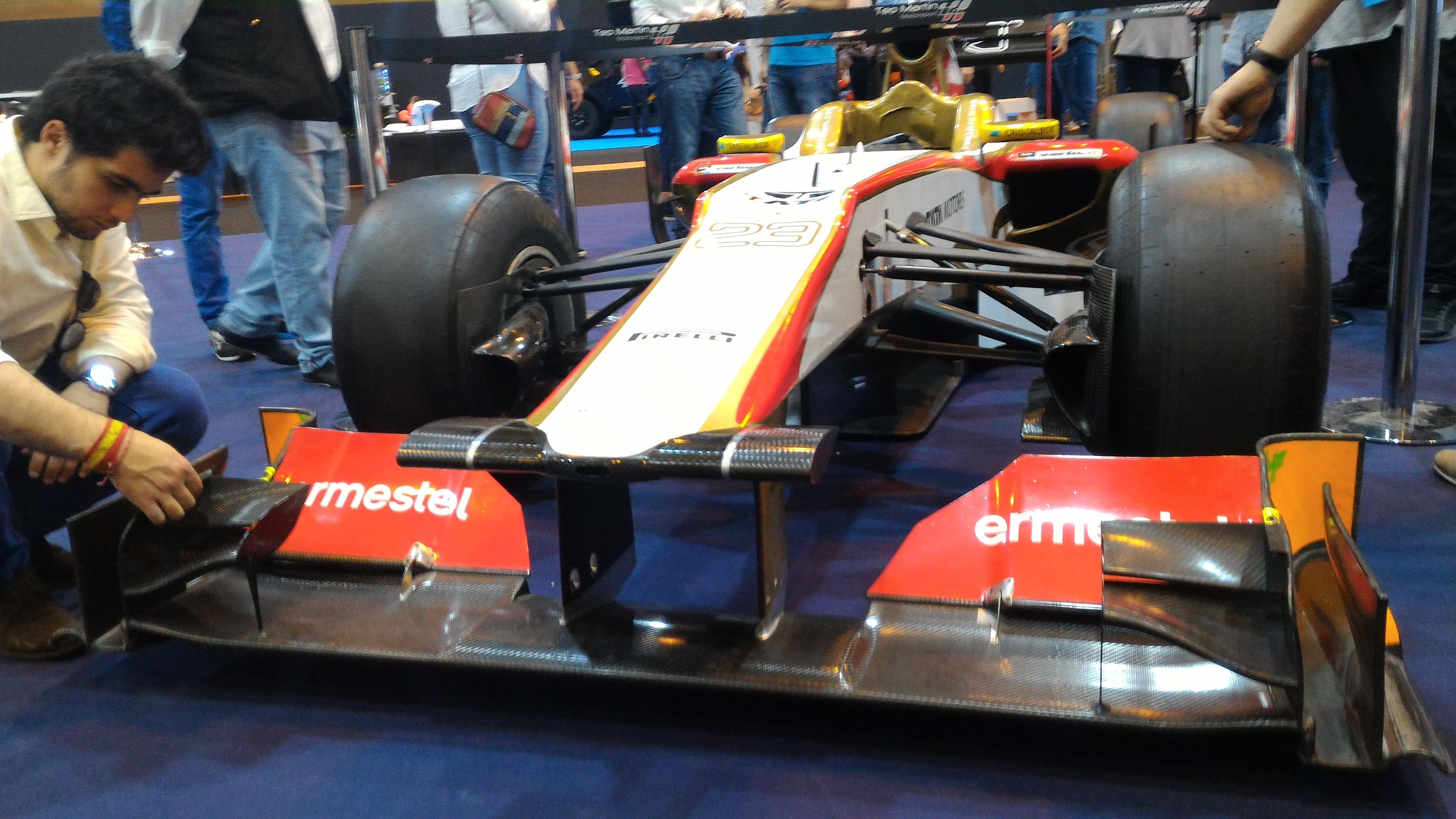 Impressed Seeing An F1 Front Wing That Simple Hrt In Madrid
