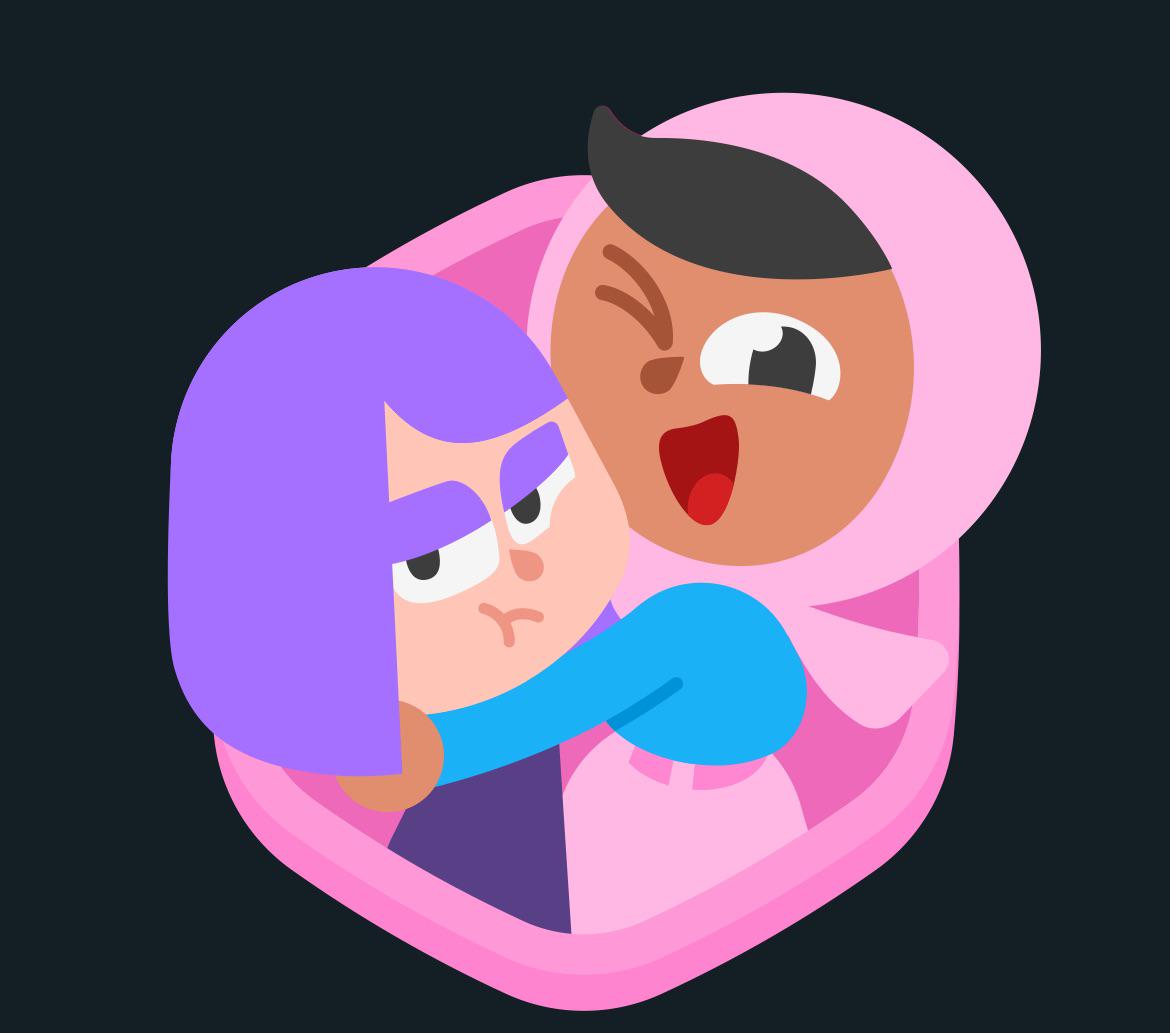 Lily and Zari doodles. Characters from Duolingo.