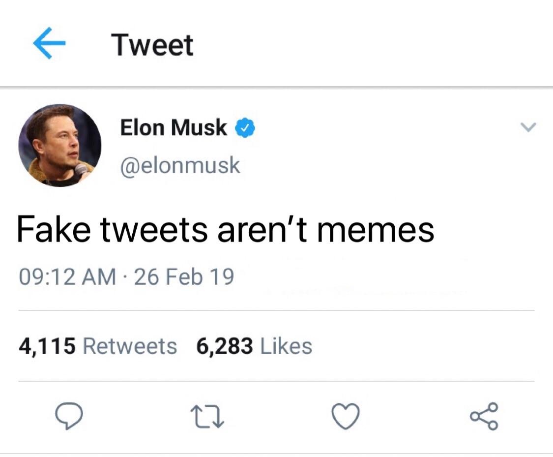 Elon musk posted then deleted a satirical meme on twitter that compared canadian prime minister justin trudeau to adolf hitler. Elon Musk Spilling Facts R Dankmemes