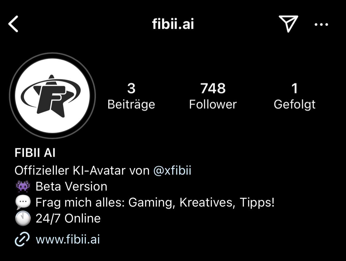 Fibii verkauft nun Chats mit AI Fibii : rLaesterschwestern