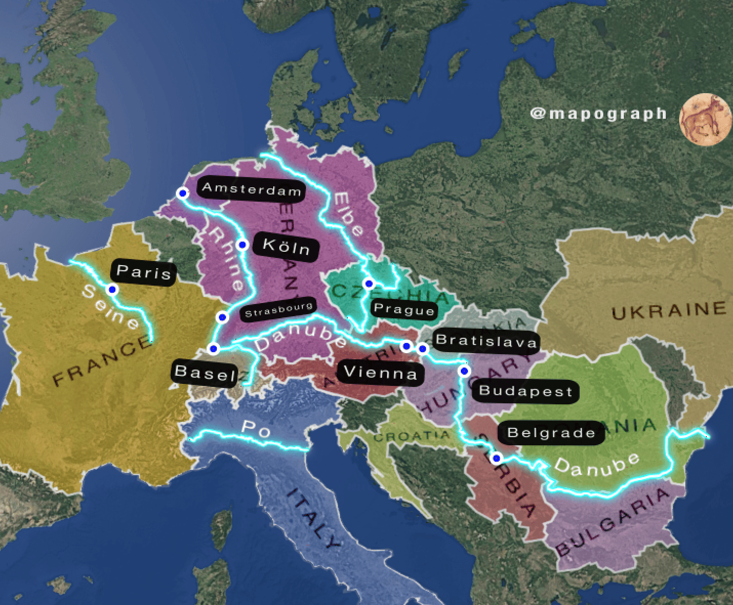 5 Rivers In Europe 