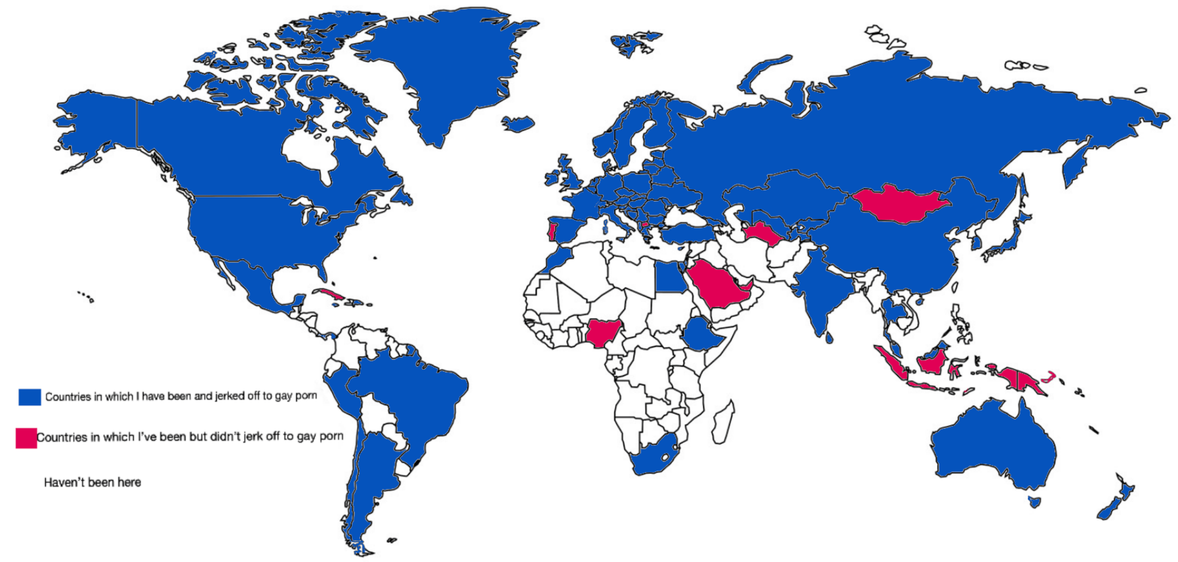 countries in which I have jerked off to gay porn : rmapporncirclejerk