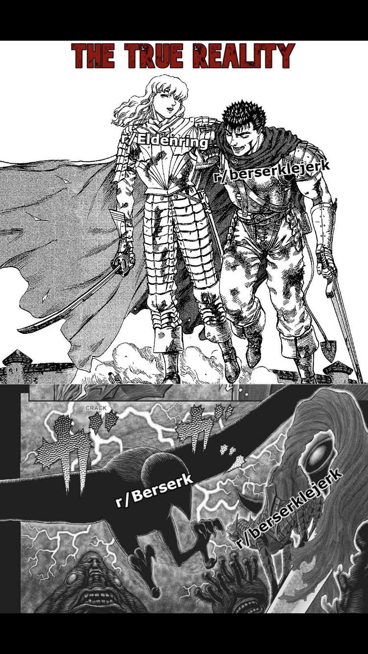 I'd say that from software should just adapt berserk but i think they already did with dark souls. Scrolldrop Eldenring