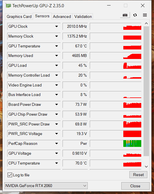 MY RTX 2060 Laptop Is Reaching Steady 2 GHz When Playing The Ascent 