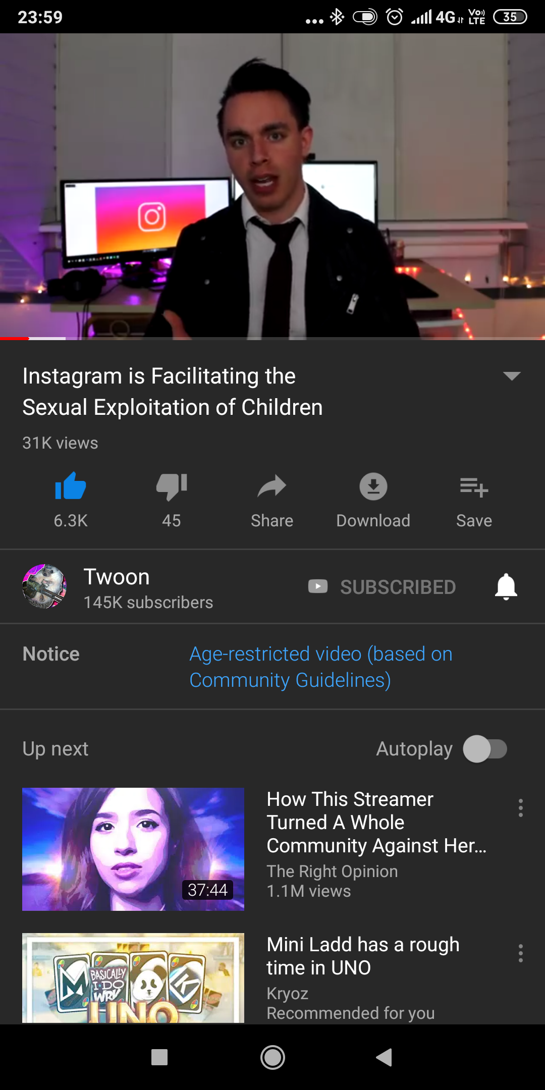 This man uncovered Child Pornography ring on Instagram and tried reaching  out the kids who were getting caught up in it. he tried making a disclaimer  video stating the evidence he found