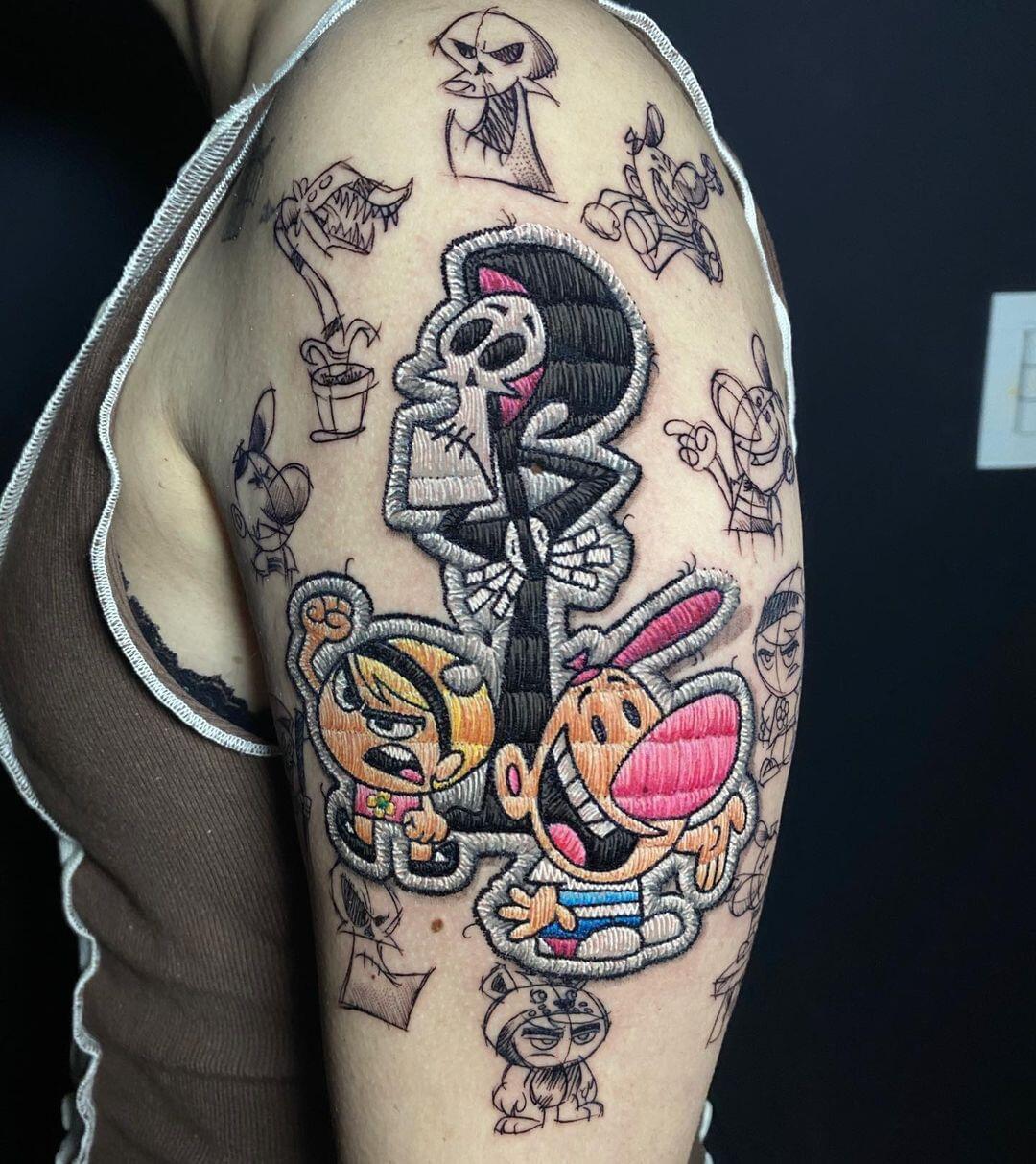 Patch Tattoo By Artist Duda Lozano : R/Nextfuckinglevel 1213_x_1080_jpg