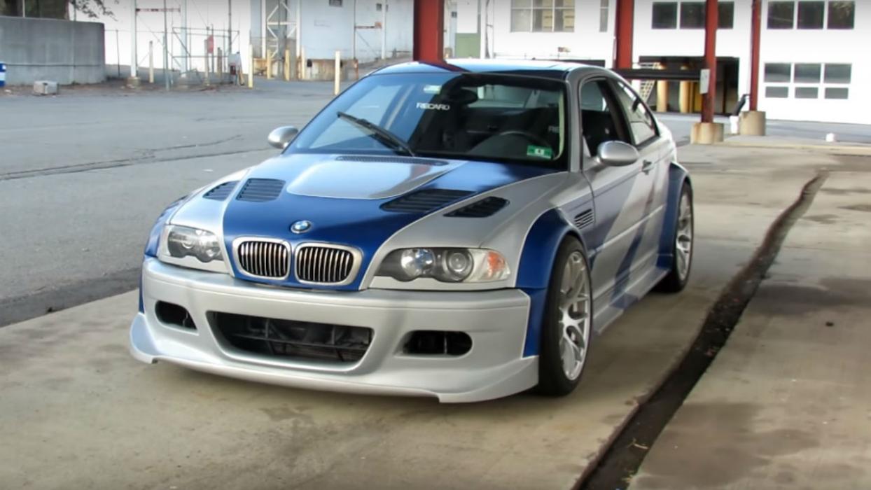 Bmw m3 gtr poster / autographed print