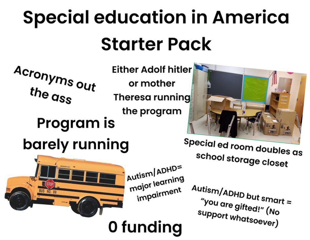 Special education in America starter pack : rstarterpacks