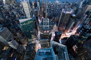 Times Square from up above [OC]