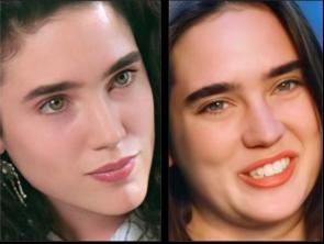 Jennifer Connelly in 1994 and 1995