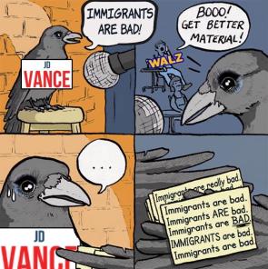 J.D.’s strategy in the VP debate