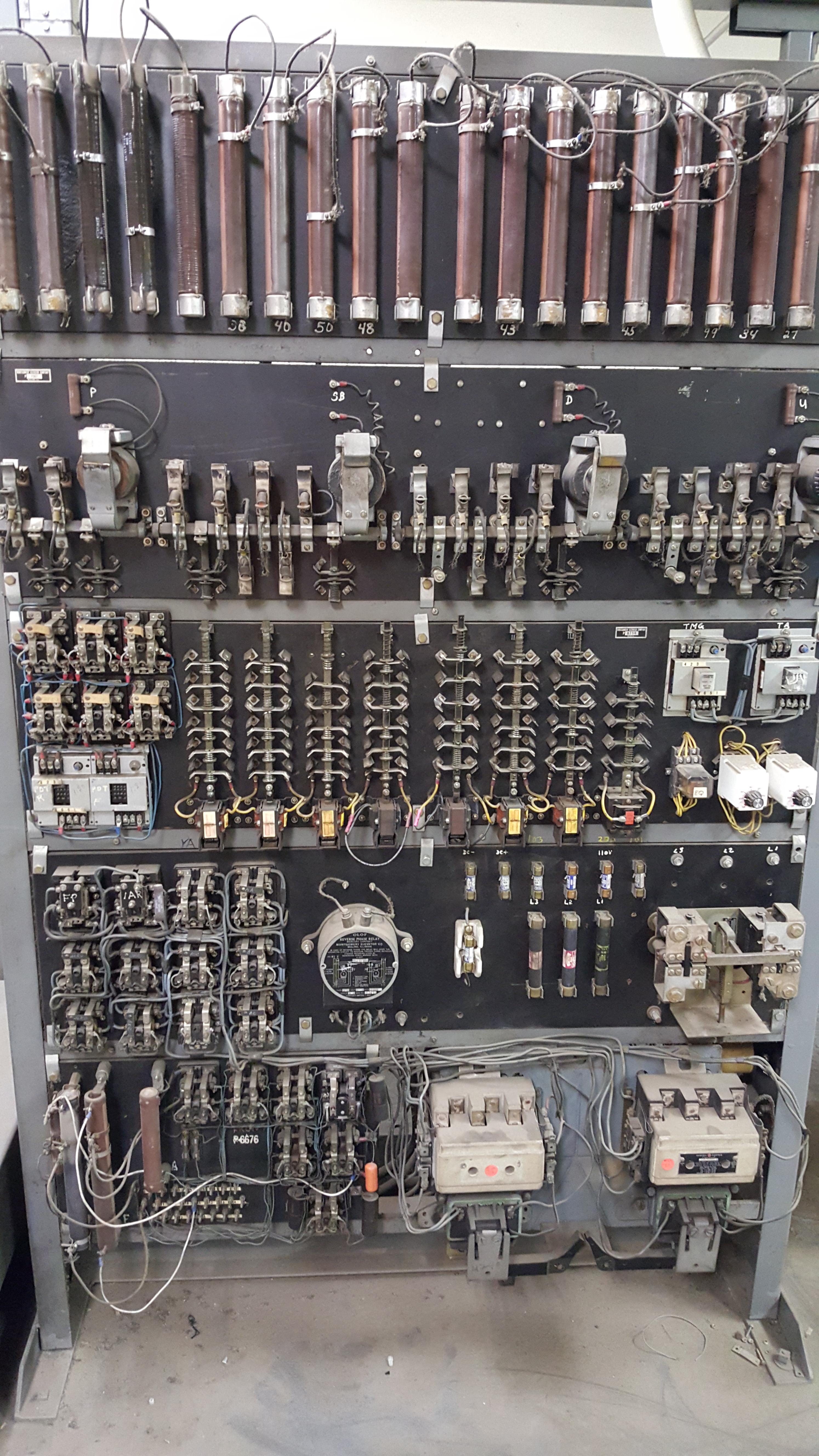 The best time to prune is almost always when the t. Old-school Elevator relay panel : electricians