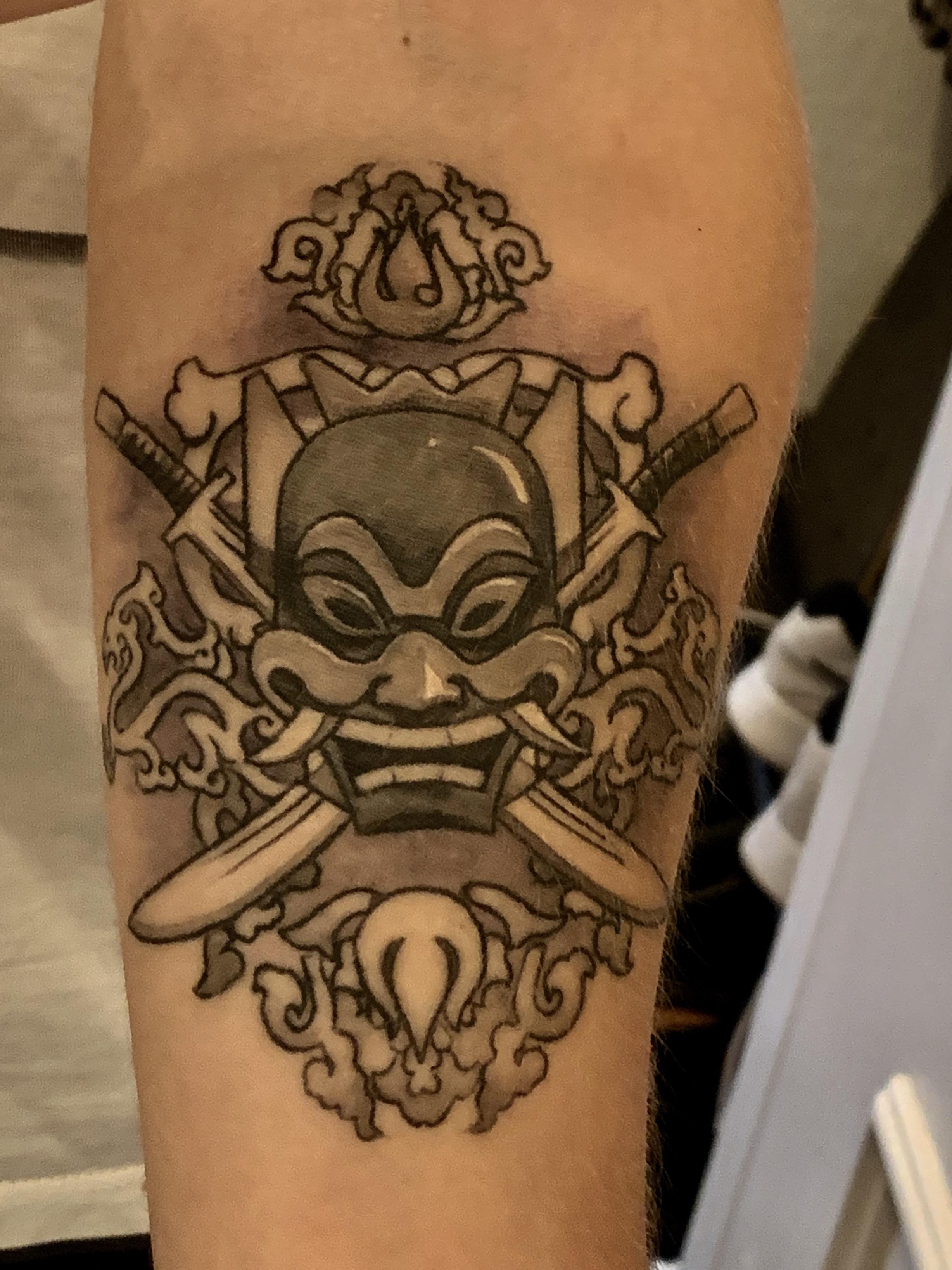 Healed Up “The Blue Spirit” From Avatar: The Last Airbender Tattoo Made By Pavel At Poppay Tattoo In Lund Sweden – Tattoo Lover Family