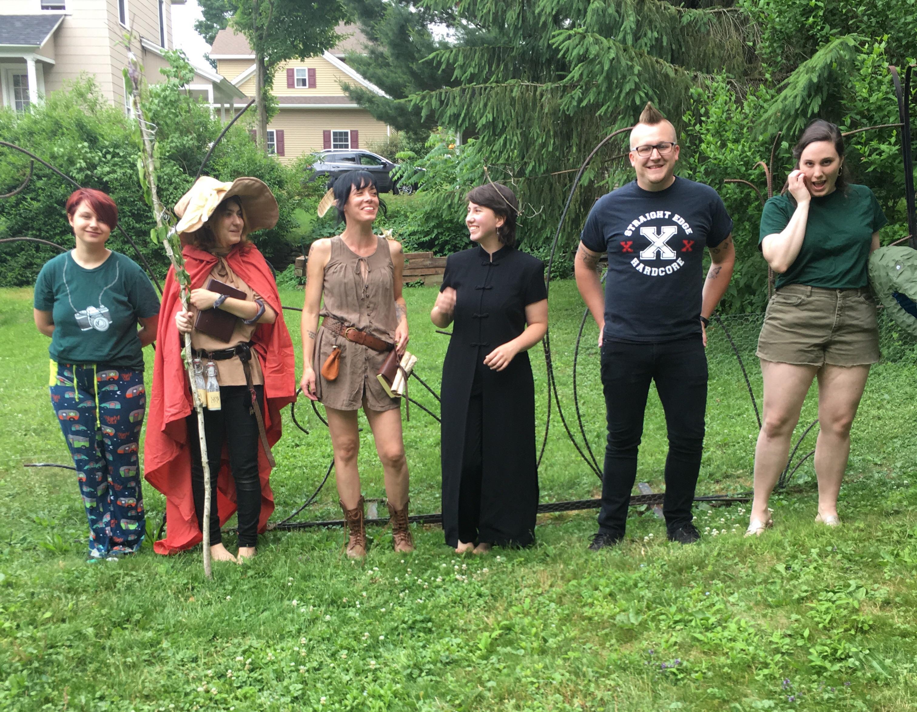 My Players Surprised Me By Dressing Up As Their Characters For Our 1 Year Anniversary Oc Dnd