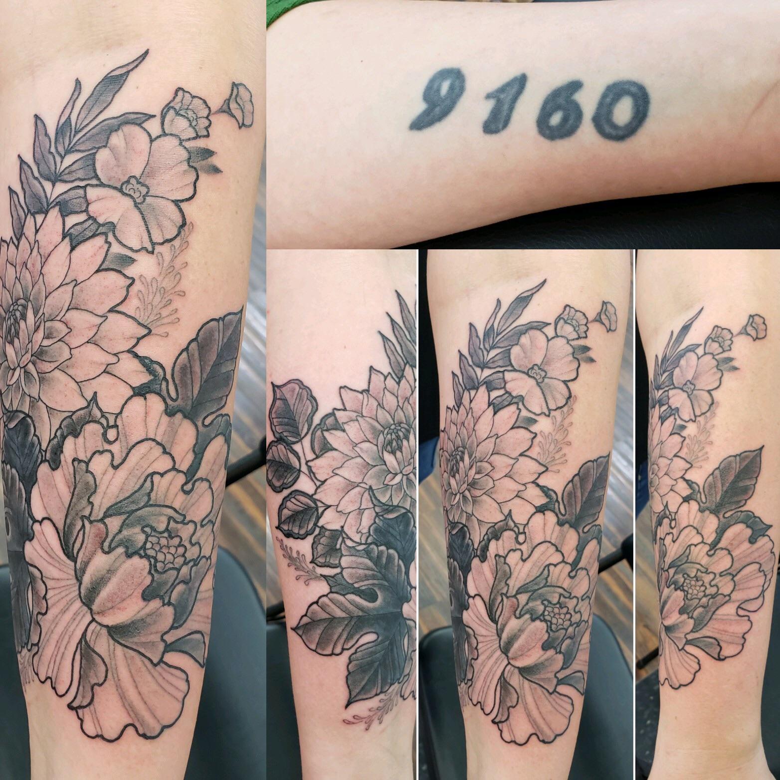 Before And After 10 Years After Getting A Shit Tattoo In A Living Room I Am Beyond Exuberant At This Coverup Done By Danielle Eldrich Bros Madison Wi Tattoos