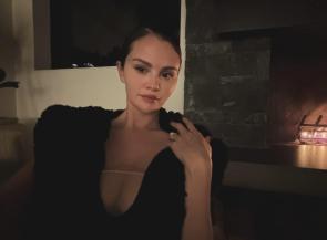 Sitting by the fire on New Year’s Day IG story 1/1/2026