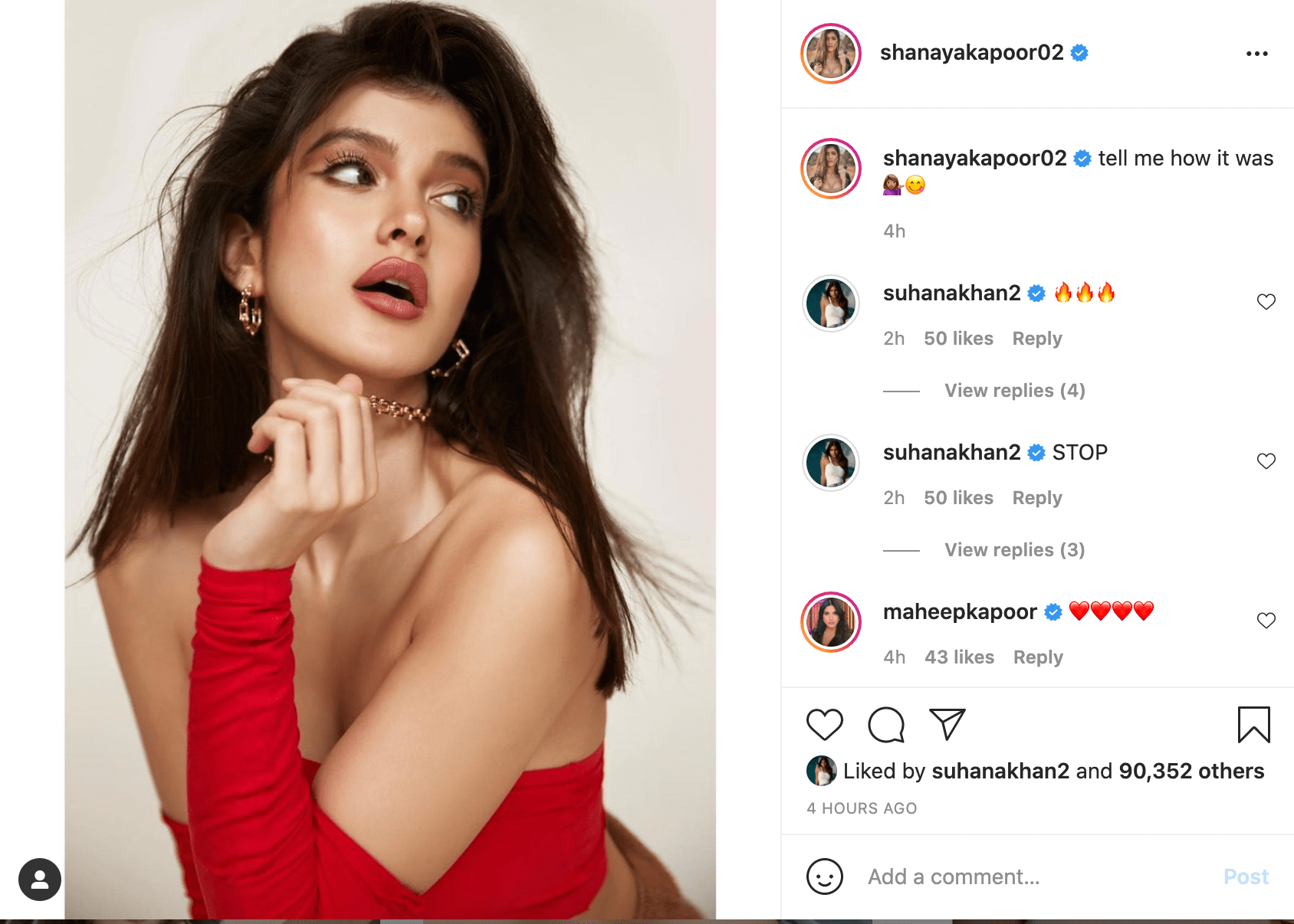 I cant believe Shanaya is only 21 years old. Also these nepos have no real personality except mimicking Poo huh? : rBollyBlindsNGossip