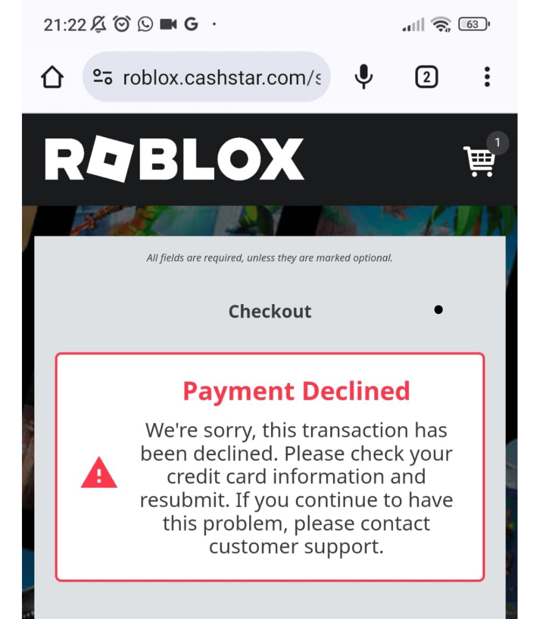 Payment Declined In R RobloxHelp 