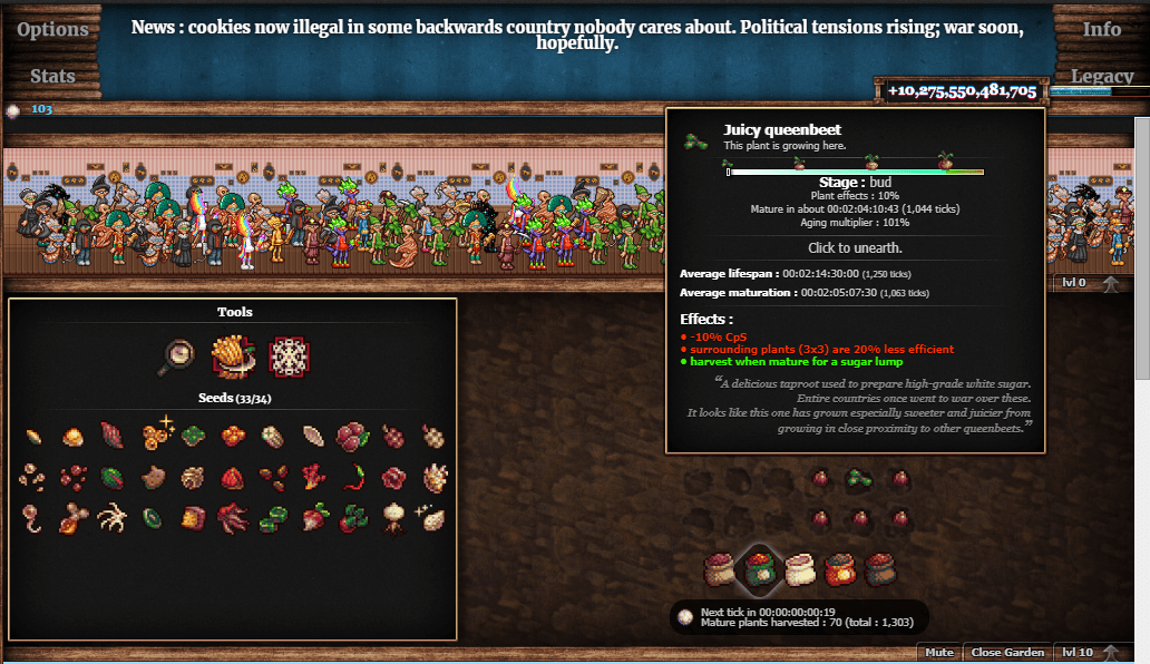 I Can Plant Juicy Queenbeet How R Cookieclicker 