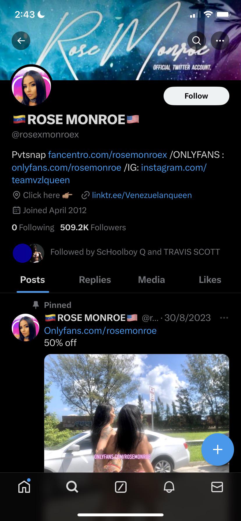 Why does my goat publicly follow a porn star?💔💔 : rtravisscott